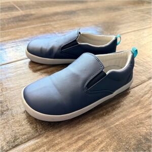 Ten Little Big Kid Everyday Slip-On Vegan Leather Sneakers, Navy, 1Y